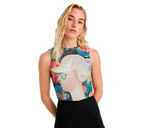 Desigual Body_Maltese Camiseta, Black, S De Las Mujeres