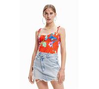 Desigual Body_Marlen 3090, Body De Las Mujeres, Red, XL