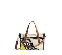 Desigual Bols_click Clocken Love, Bolso De Mano Mujer, Marrón, Talla Única
