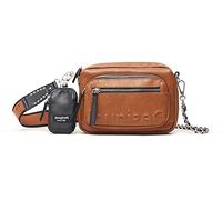 Desigual Bols_Embossed HAL, Across Body Bag Mujeres, marrón, Talla única