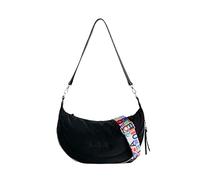 Desigual Bols_Happy Bag Kuwait, Bandolera para Mujer, Negro, Talla única