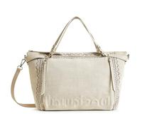 Desigual BOLS_REGASITA Libia, Mano Bag para Mujer, Blanco, Talla única