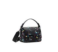 Desigual, Bols_SPLATTER23 PHUKET MI Mujeres, Negro, talla única