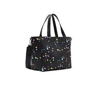 Desigual, Bols_SPLATTER23 Pravia RE Mujeres, Negro, talla única
