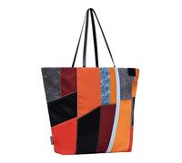 Desigual Bolsa de compras de tela para mujer, talla única, Orange, One size