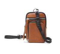 Desigual bolsa para móvil Mone Embossed Half Dafne Phone Bag Beige Oscuro marrón