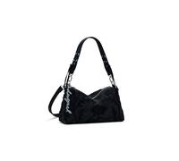 Desigual bolso bandolera Bergamo Floral Shoulder Bag Black negro