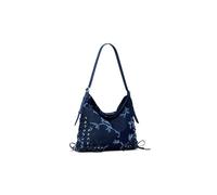 Desigual bolso bandolera bolso de hombro Buxton Kilo Crossbody Bag Denim Raw azul marino