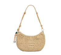 Desigual bolso bandolera bolso de hombro Half Logo Raffia Bag Natural beige