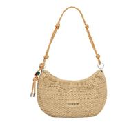 Desigual bolso bandolera bolso de hombro Half Logo Raffia Bag Natural beige