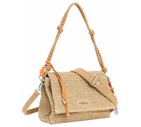 Desigual bolso bandolera bolso de hombro Half Logo Raffia Venecia Bag Natural beige