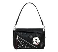 Desigual Women's Accessories - Bolsa de mano de poliuretano, color negro, Negro