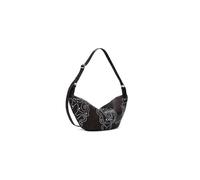 Desigual bolso bandolera bolso de hombro Poker Face Munster 2.0 Crossbody Bag Chocolate marrón oscuro