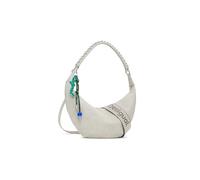 Desigual bolso bandolera bolso de hombro Zante Half Logo Crossbody Bag Piedra crema