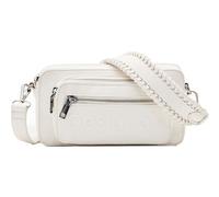 Desigual bolso bandolera Half Logo 24 Cross Body Bag Creme White