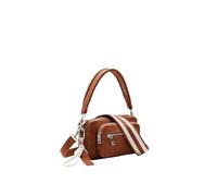 Desigual bolso bandolera Half Logo 24 Cross Body Bag Leather West marrón