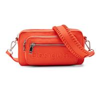 Desigual bolso bandolera Half Logo 24 Cross Body Bag Mandarina