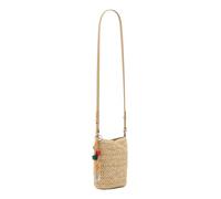 Desigual bolso bandolera Half Logo Raffia Bag Natural beige