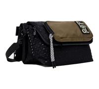 Desigual Bolso cruzado de nailon para mujer, negro, talla única, Black, One size