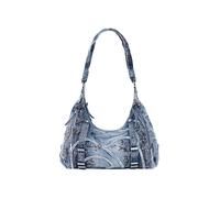 Desigual Bolso de hombro azul denim / marrón / verde claro / rosé One Size azul denim / marrón / verde claro / rosé