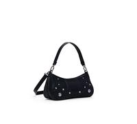 Desigual bolso de hombro bolso bandolera Alsacia Embro Patch Crossbody Bag Black negro