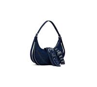 Desigual bolso de hombro bolso bandolera Calgary Bindella Shoulder Bag Denim Dark Blue azul marino