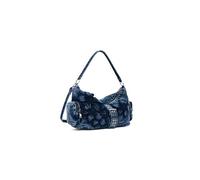 Desigual bolso de hombro bolso bandolera Curio Denim Bag Denim Dark Blue azul