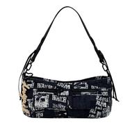 Desigual Bolso de mano Newspaper Donosti talla única negro