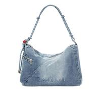 Desigual bolso de hombro bolso bandolera Half Logo Leiria 2.0 Shoulder Bag Denim Raw azul