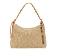 Desigual bolso de hombro bolso bandolera Half Logo Raffia Leiria Bag Natural beige