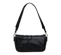 Desigual Women's Accessories - Bolso de piel sintética para mujer, color negro, Negro