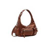 Desigual bolso de hombro bolso bandolera Omnia New London Plus Shoulder Bag Leather West marrón