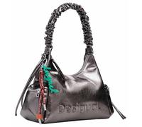 Desigual bolso de hombro Montville Half Logo Shoulder Bag Brushed Silver malva