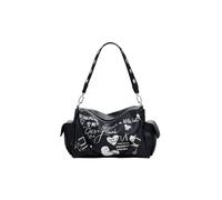Desigual Bolso de hombro negro / blanco One Size negro / blanco
