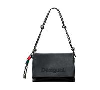 Desigual - Bolso de mano con correa de hombro y bolsillo interior - Bags - Mujer - Negro - ONE SIZE -