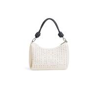 Desigual Bolso de mano de poliuretano para mujer, talla única, Blanco, Talla única