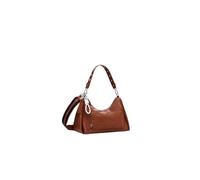 Desigual Bolso de mano PU para mujer, color marrón, talla única, Brown, One size