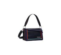 Desigual Bolso de mano PU para mujer, negro, talla única, Black, One size