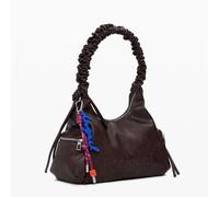 Desigual Bolso logo 3D asa fruncida mediano 25WAXPAY-6009