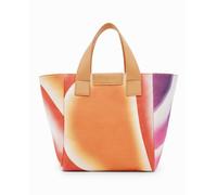 Desigual Bolso shopper M canvas de mujer. Multicolor Talla única