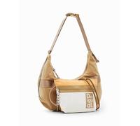 Desigual Bolso Voyager hobo S multiposición de mujer. Crema Talla única