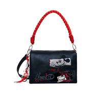 Desigual Mickey Rock Dortmund Bolsa de hombro 25 cm negro