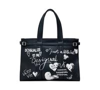 DESIGUAL Bolsos, neceseres y maletas para mujer Bolso shopper efecto piel letras grande