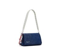 Desigual bolso de bandolera Sierra Naron Flap Bag M Azul Noche