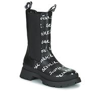 Desigual Botines SHOES CHELSEA HIGH LETTERING in Negro 39