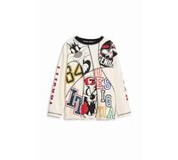 Desigual Boy Knit T-Shirt Long Sleeve, Camisa Niños,
