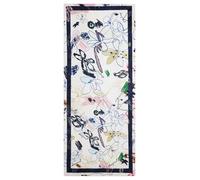 Desigual bufanda Arty Trazo Rectangle Foulard Beig Fresh crema