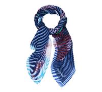 Desigual bufanda Bluestrip Rectangle Foulard Blue Water