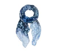 Desigual - Bufanda de Viscosa con Estampado Floral - Accessories - Mujer - Azul - ONE SIZE -