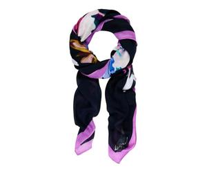Desigual bufanda Floral Garden Rectangle Foulard Black multicolor